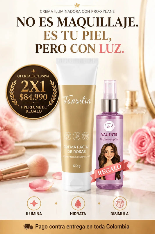 Crema Iluminadora Pro-Xylane + Perfume Capilar de Regalo