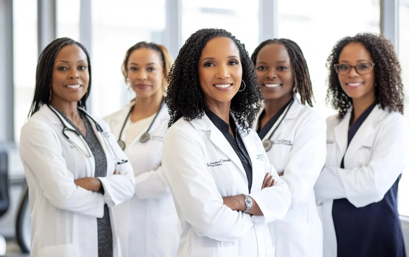 Mónica Arango y su equipo de tricología